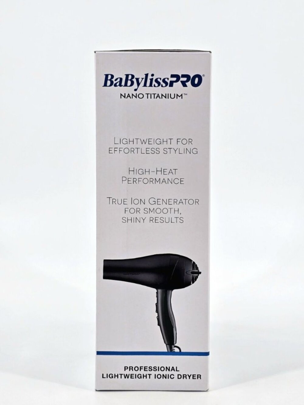 BaBylissPRO NANO TITANIUM Limited Edition Pro Lightweight Ionic Dryer Black - Picture 2 of 6